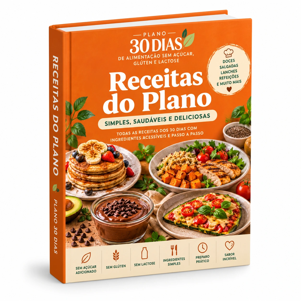Guia de substituições para açúcar, glúten e lactose